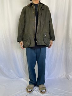 画像2: 90's Barbour ENGLAND製 "BEAUFORT" オイルドジャケット 3ワラント (2)