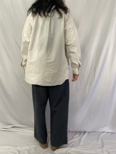 画像4: Ralph Lauren "BIG SHIRT"  ボタンダウンコットンンシャツ XL (4)