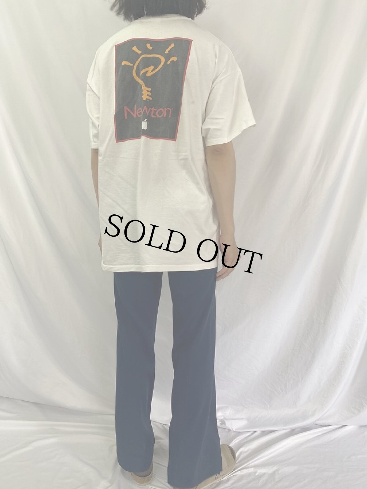 画像5: 90's Apple "Newton" USA製 イラストTシャツ XXL (5)