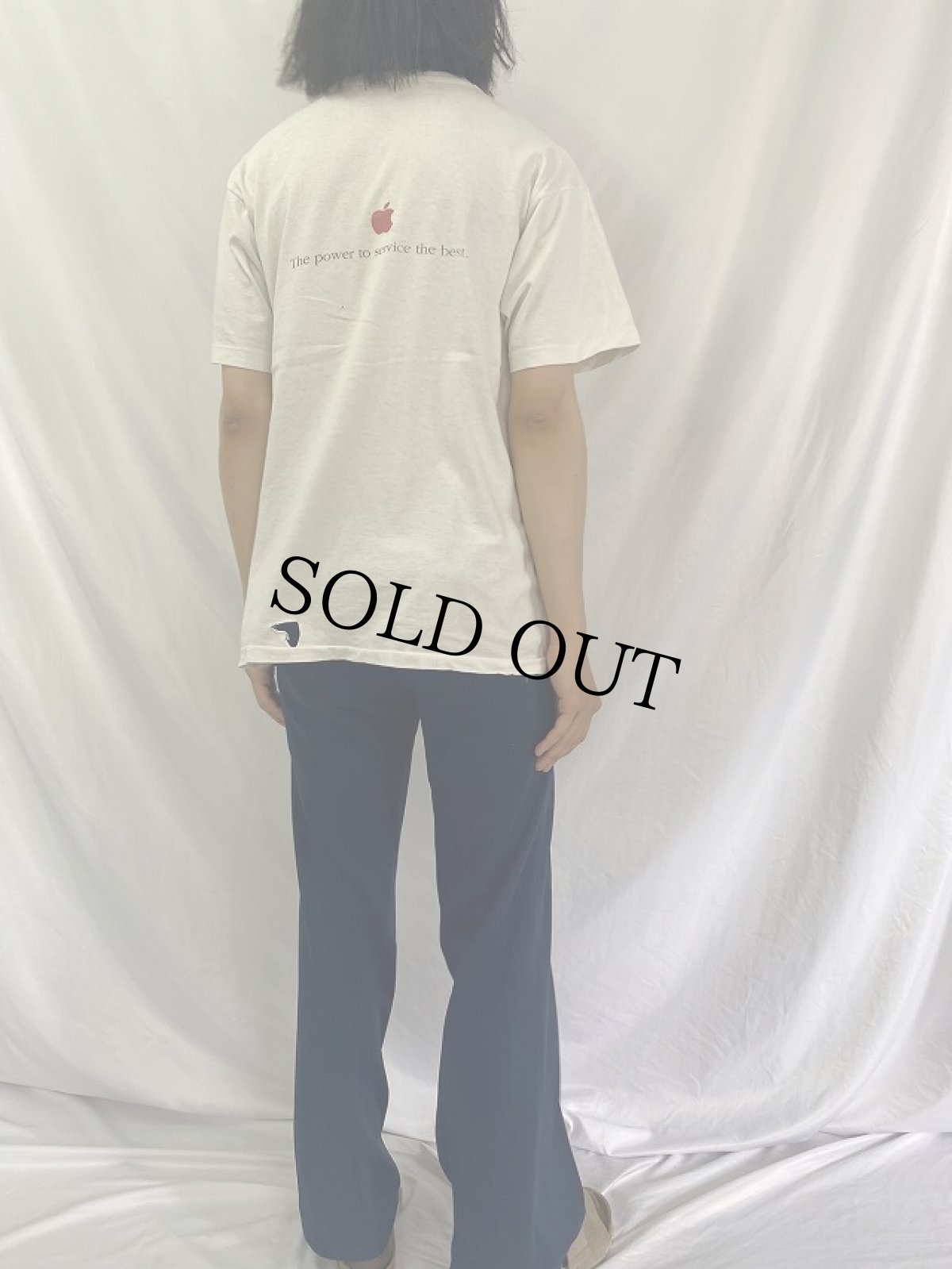 画像5: 90's Apple USA製 アートイラストTシャツ L (5)