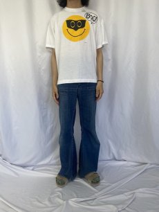 画像2: 80's〜 "Boo!" USA製 スマイルプリントTシャツ XL (2)