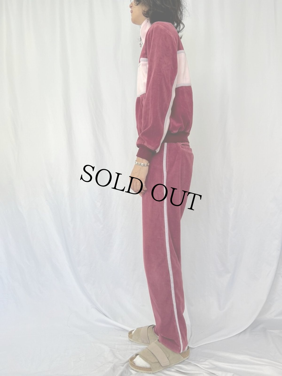 画像3: 80's Pierre Cardin USA製 ベロアジャージ SETUP (3)