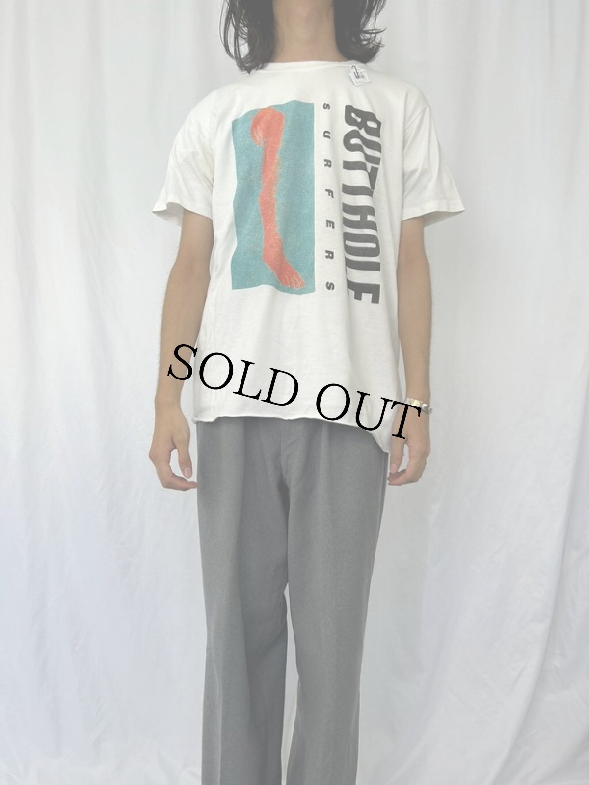 画像2: 80's Butthole Surfers USA製 ロックバンドTシャツ (2)