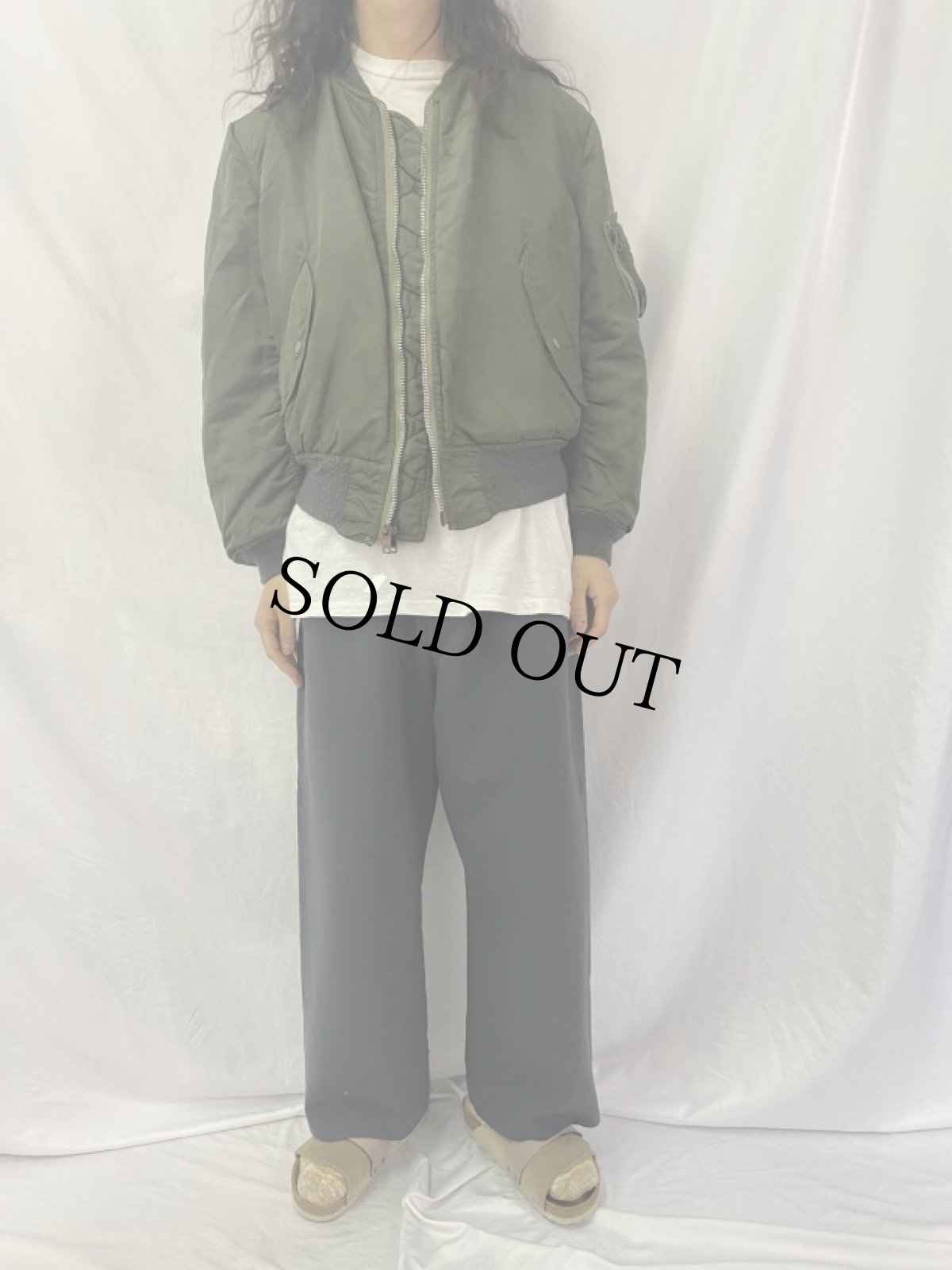 画像3: 60's USAF E-Type MA-1 フライトジャケット LARGE (3)