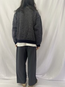 画像4: 70〜80's L.L.Bean NORWAY製 バーズアイ柄  ニットセーター L (4)