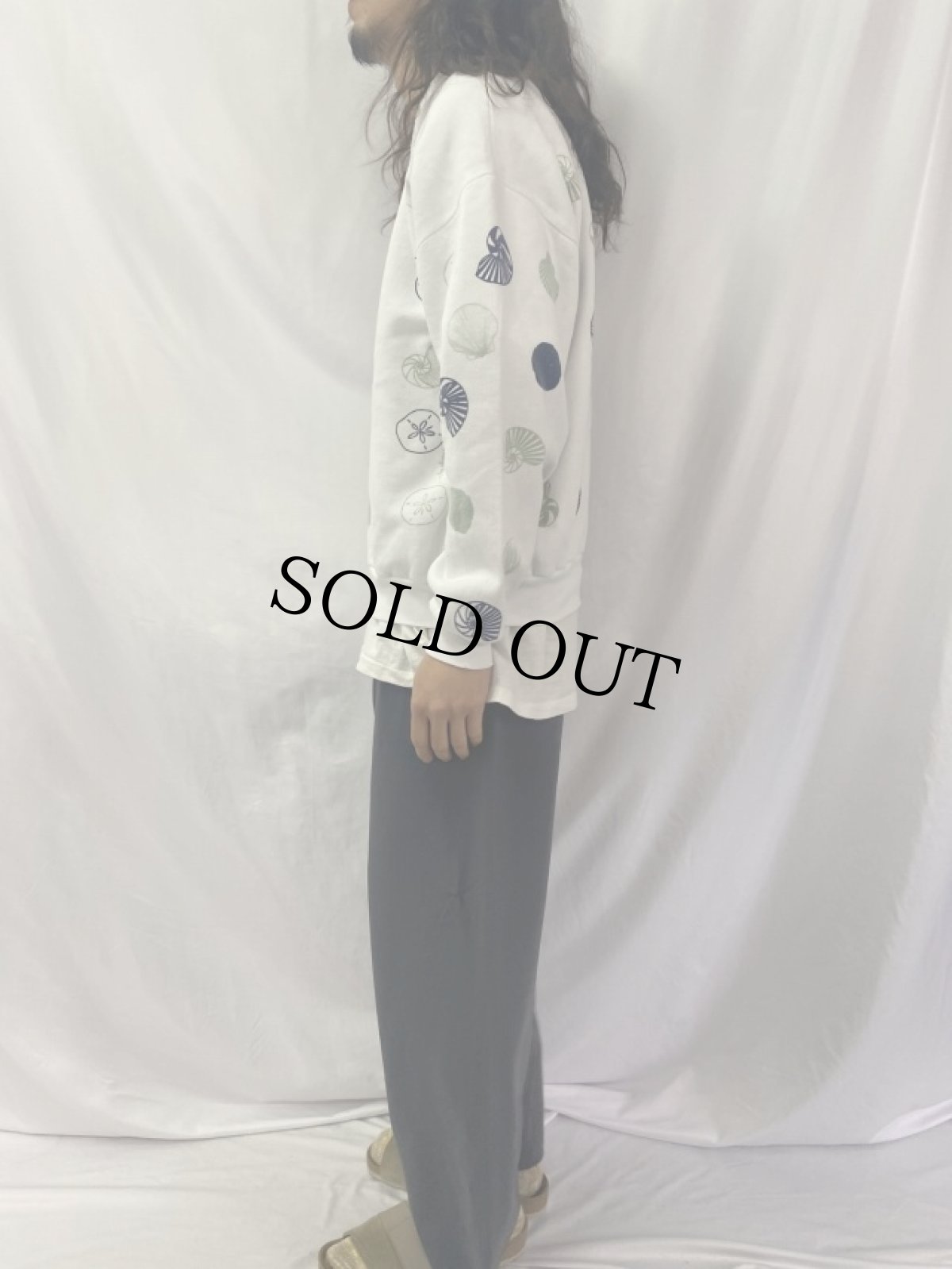 画像3: 90's MICHIGAN RAG CO. USA製 プリントスウェット XL (3)