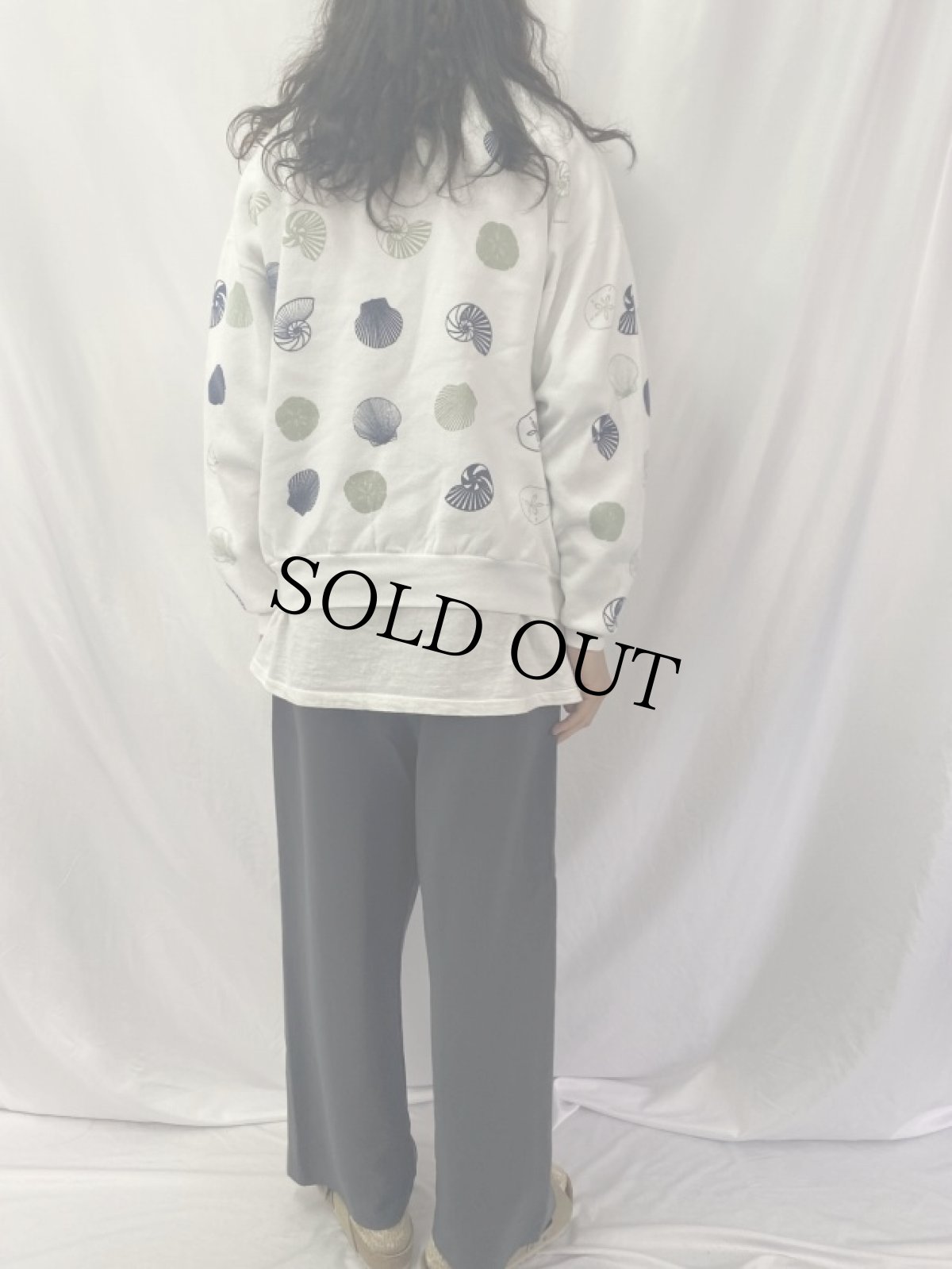 画像4: 90's MICHIGAN RAG CO. USA製 プリントスウェット XL (4)