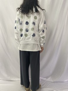 画像4: 90's MICHIGAN RAG CO. USA製 プリントスウェット XL (4)