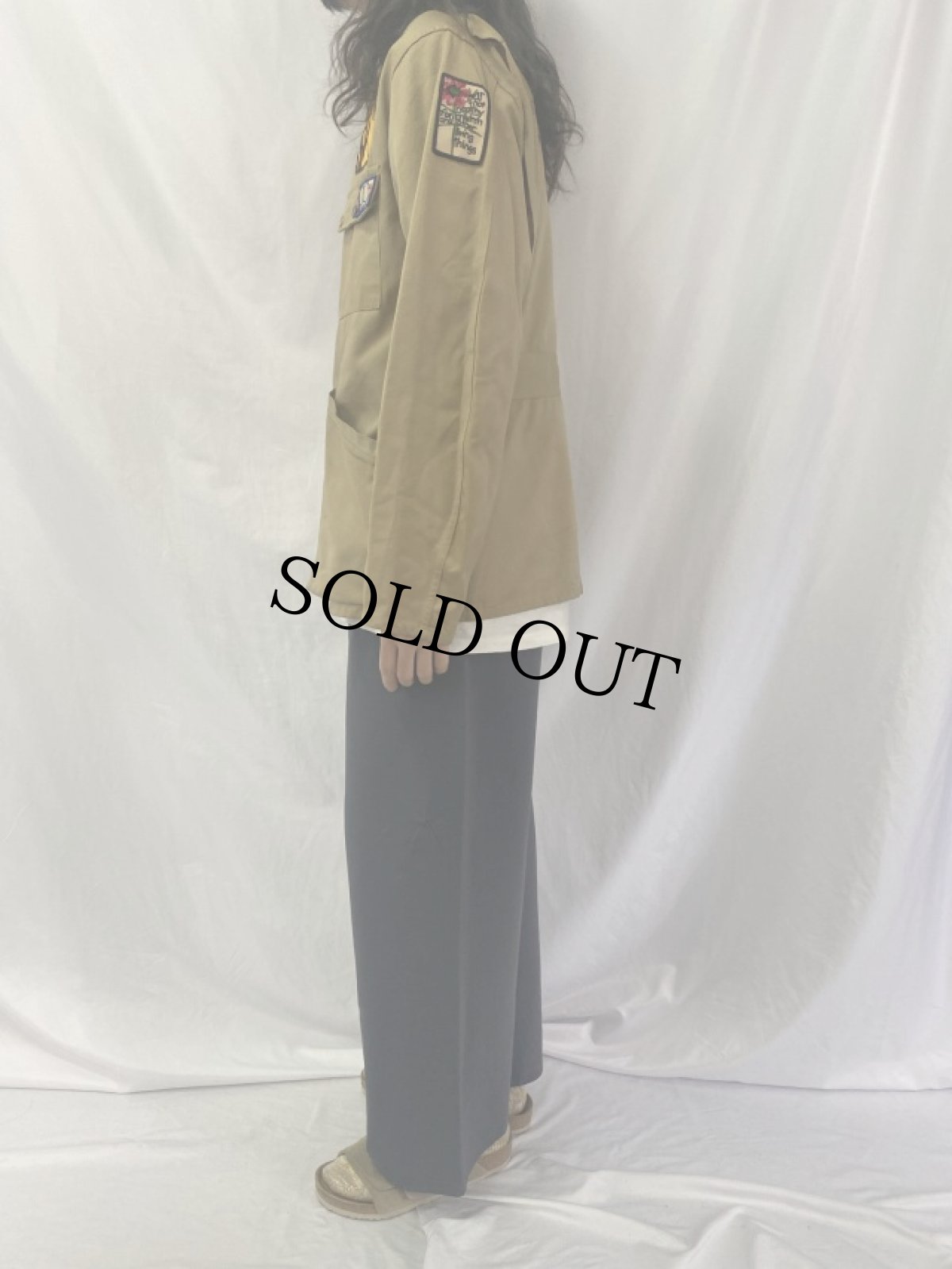 画像3: 70's 10-X IMPERIAL ワッペン付き ハンティングジャケット (3)