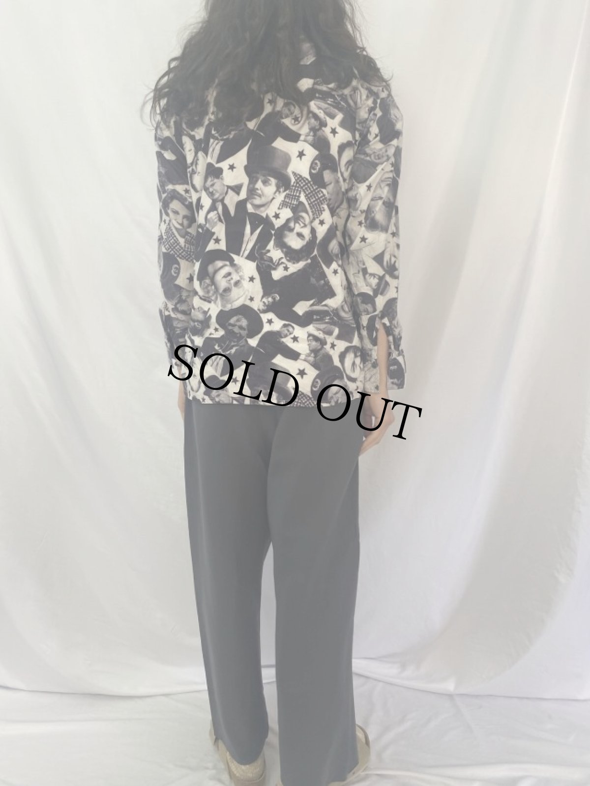 画像4: 70's chess king ハリウッドスター 総柄シャツ (4)