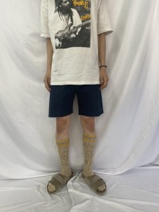 画像2: 60〜70's LEVI'S 501 BIGE カットオフデニムパンツ W31 (2)