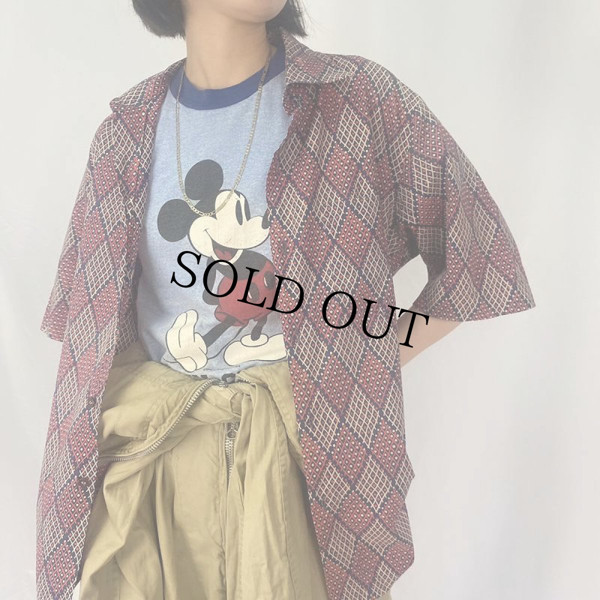 画像3: 60〜70's Sincere bailor 総柄シャツ (3)