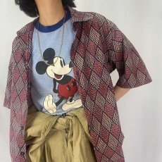 画像2: 60〜70's Sincere bailor 総柄シャツ (2)