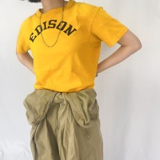 画像3: 50's CORONET "EDISON" 染み込みプリントTシャツ (3)