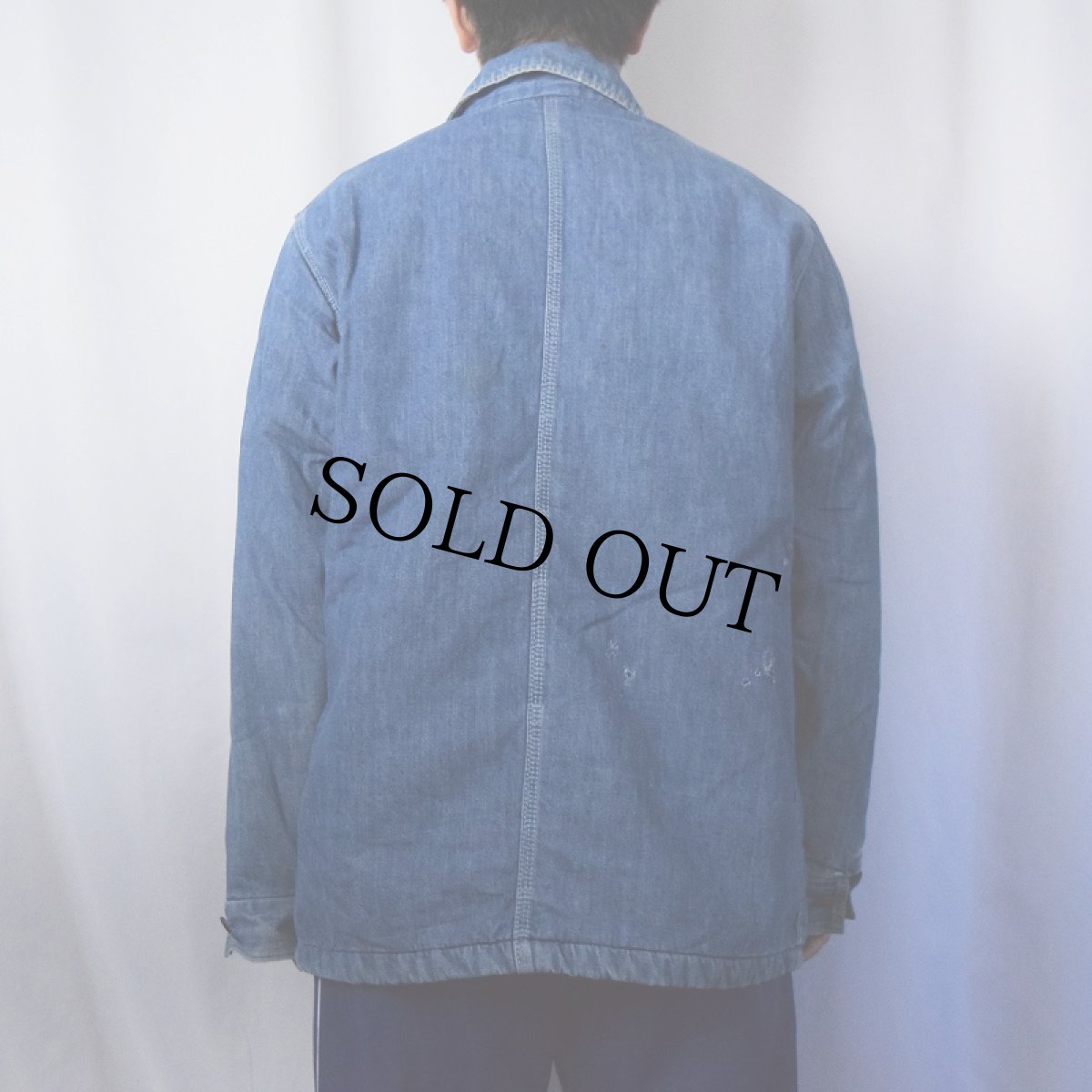 画像3: 70's BIG SMITH ブランケットライナーデニムカバーオール  (3)