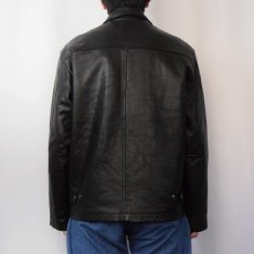 画像3: L.O.G.G レザージャケット BLACK S (3)