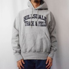 画像2: 90's Lee REVERSE WEAVE TYPE "HILLSDALE TRACK&FIELD" プリントスウェットフーディ  (2)