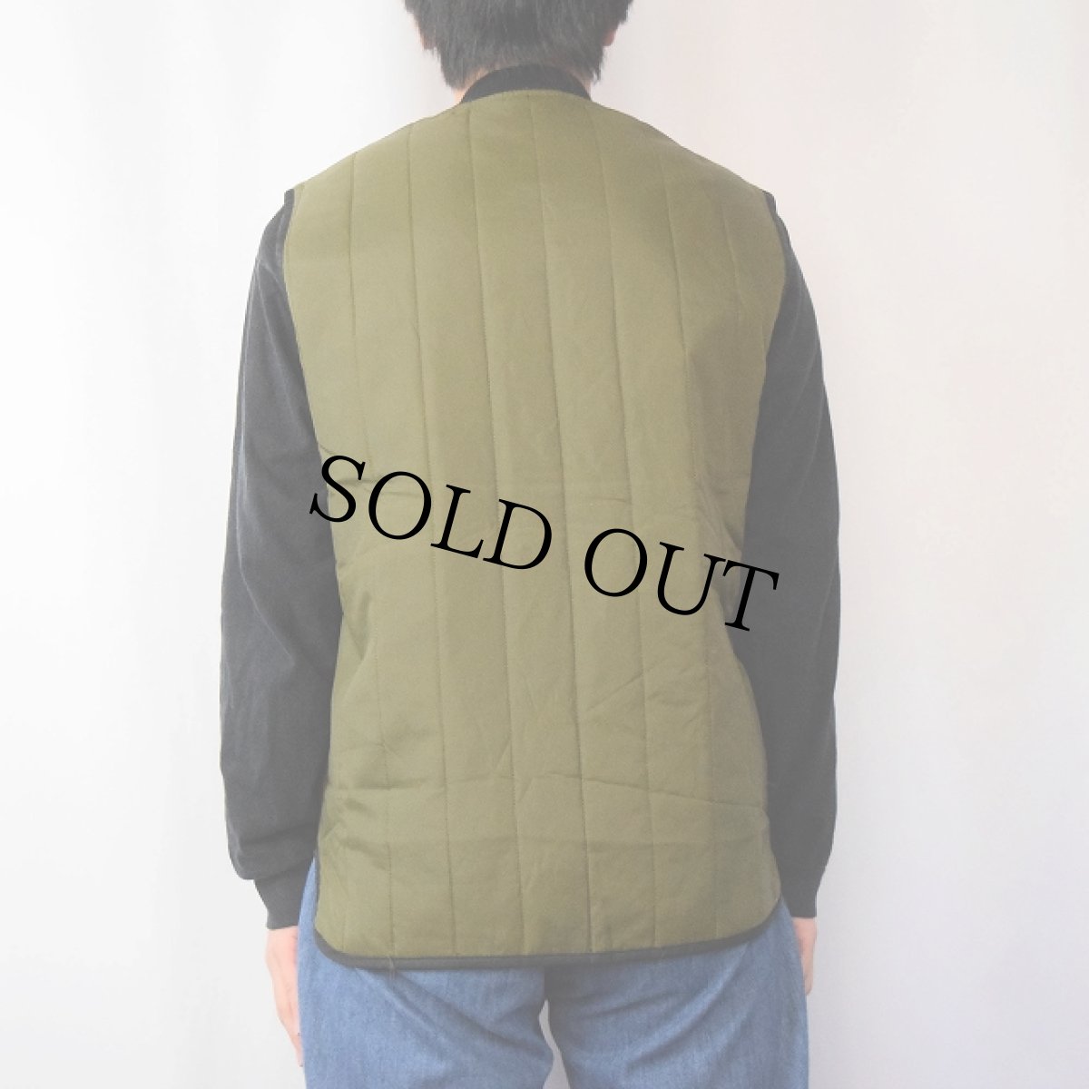 画像3: 60〜70's Sears 中綿入り キルティングベスト M (3)