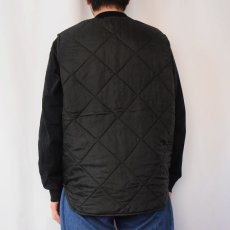 画像3: 90's BIG SMITH 中綿入り キルティングベスト BLACK  (3)