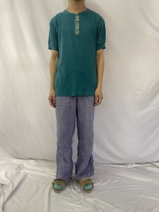 画像2: 80's BANANA REPUBLIC USA製 ヘンリーネックTシャツ XL (2)