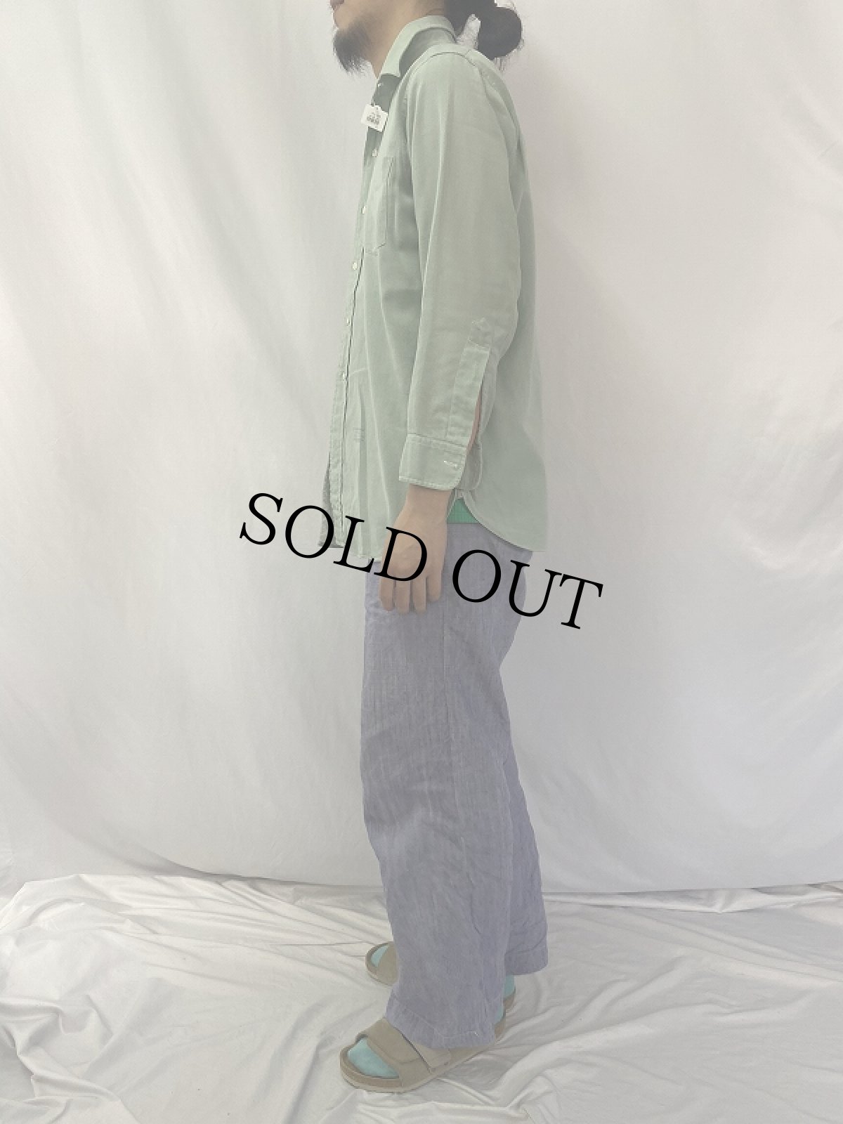 画像3: 60's ARROW USA製 マチ付き シャツ  (3)