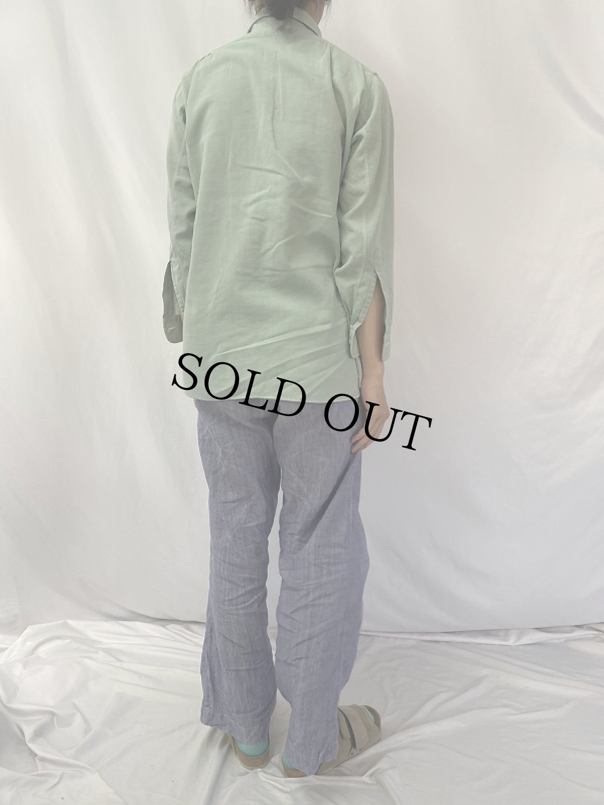 画像4: 60's ARROW USA製 マチ付き シャツ  (4)