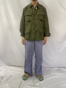 画像2: 70's U.S.ARMY ジャングルファティーグジャケット 4th SMALL-SHORT (2)