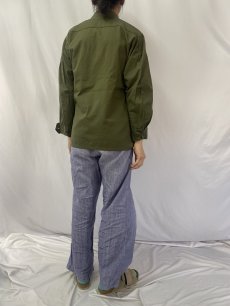 画像4: 70's U.S.ARMY ジャングルファティーグジャケット 4th SMALL-SHORT (4)