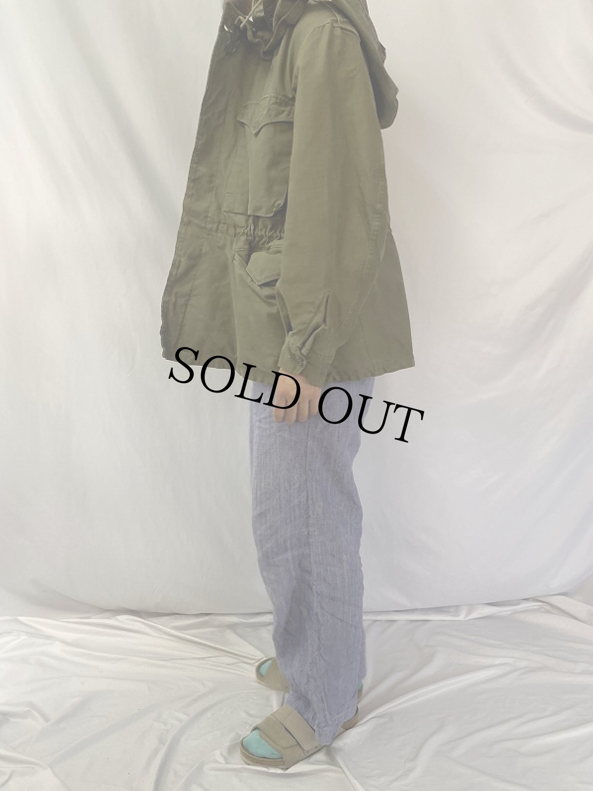 画像3: 40's U.S.ARMY M-43 フィールドジャケット フード付き  (3)