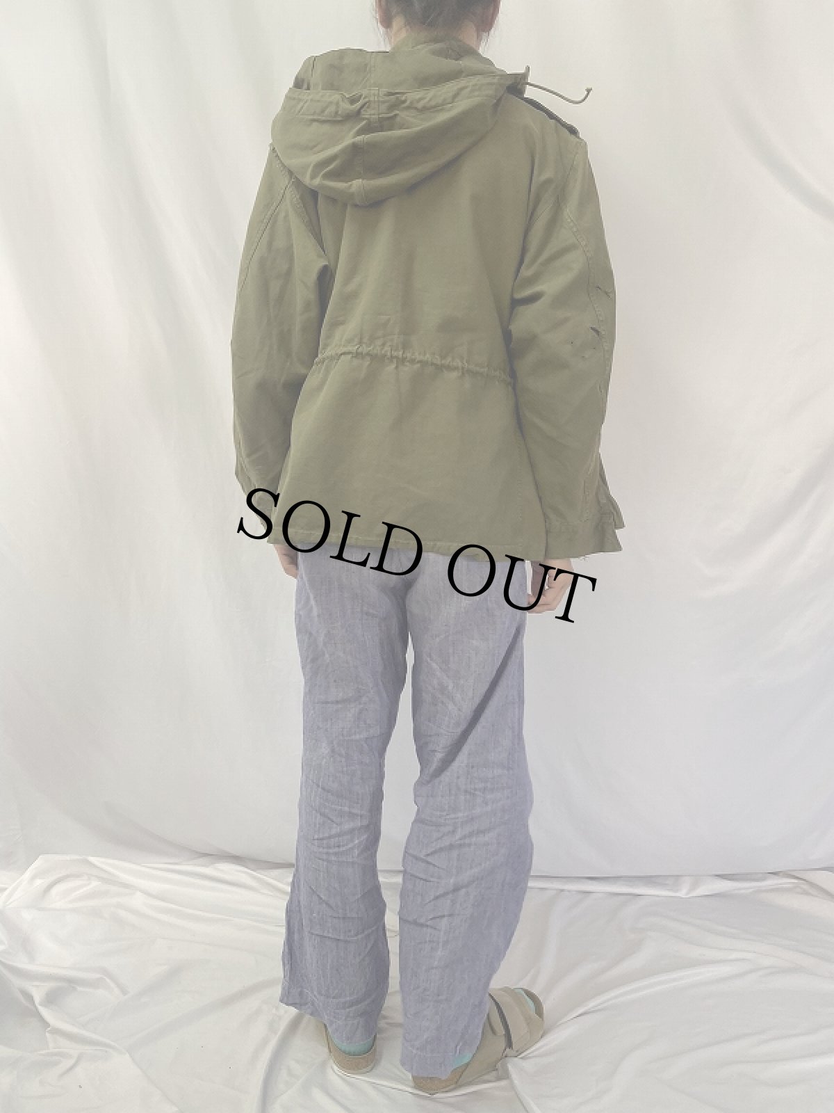 画像4: 40's U.S.ARMY M-43 フィールドジャケット フード付き  (4)