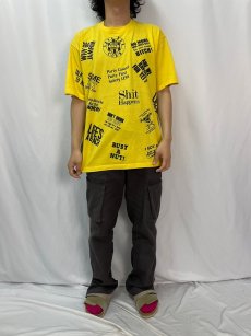 画像2: 90's USA製 マルチプリントTシャツ XL (2)