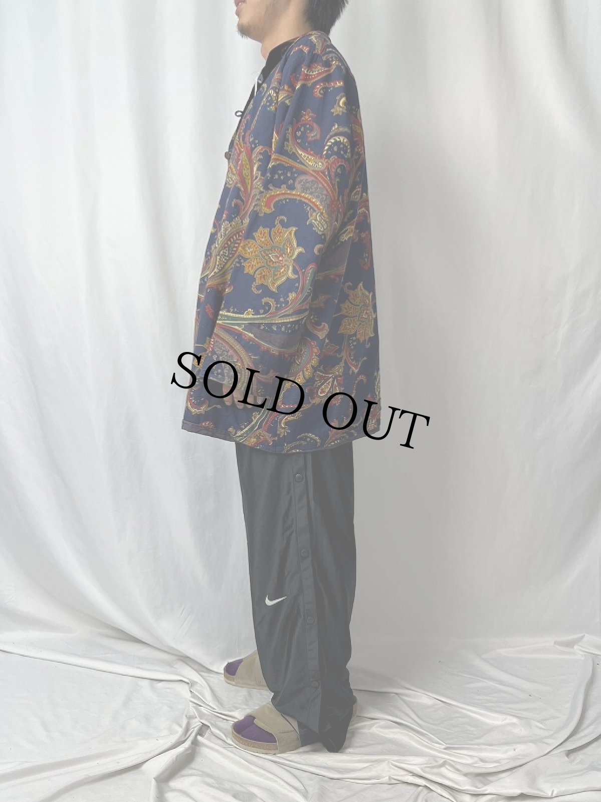 画像4: 総柄 チェーン刺繍 リバーシブルジャケット (4)