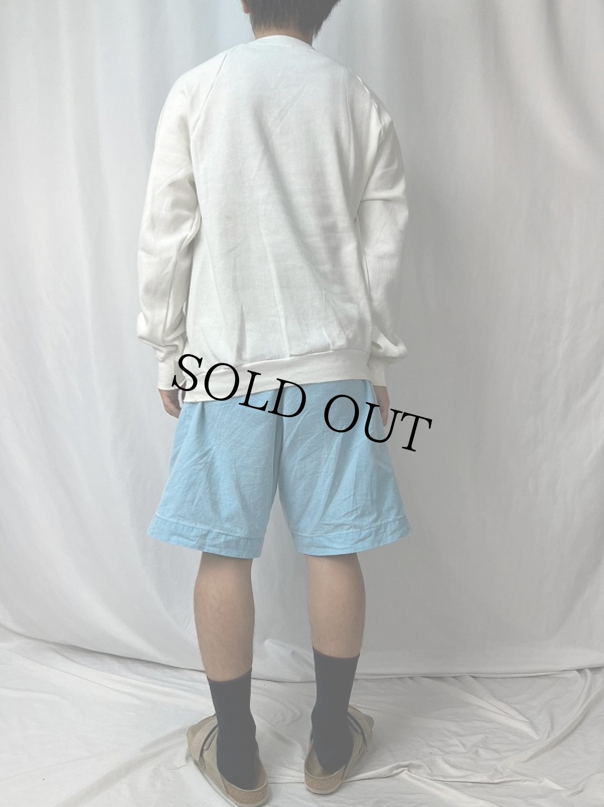 画像4: 80's "THIS IS A STICKE" イラストプリントスウェット XL (4)