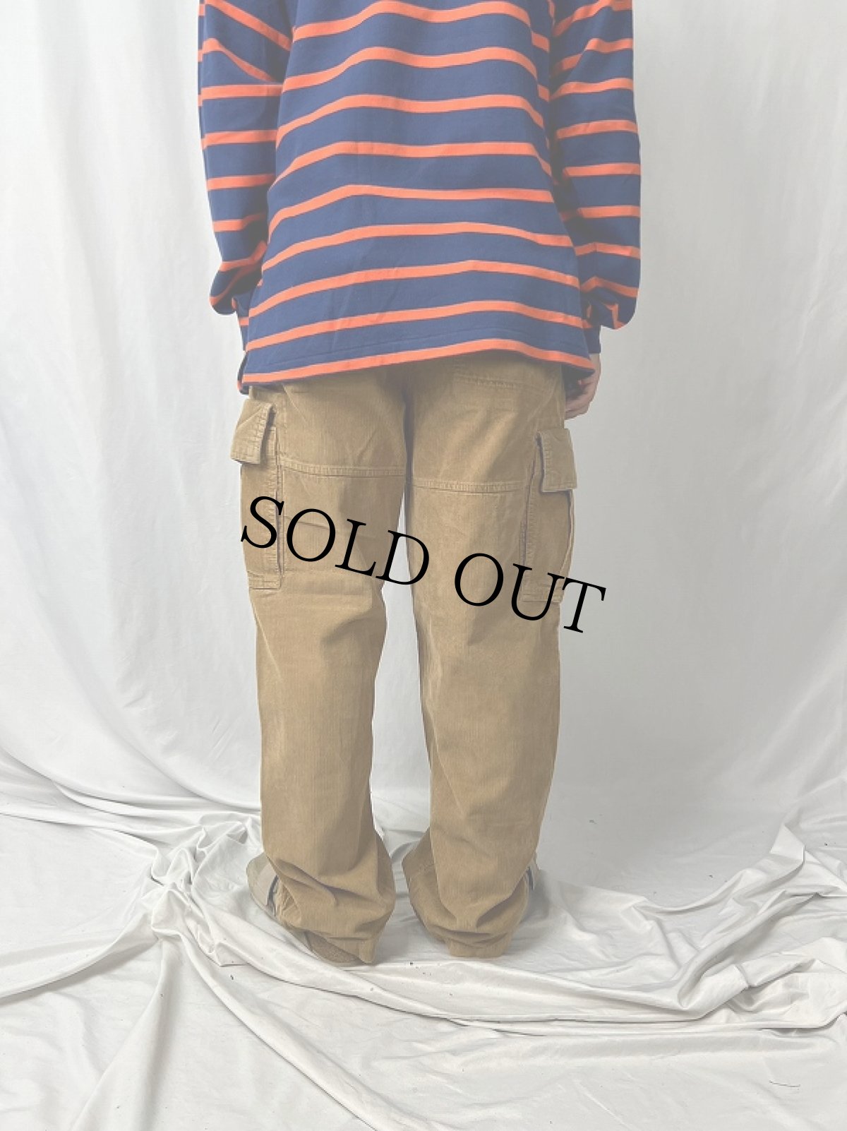 画像4: Timberland コーデュロイ カーゴパンツ W31 (4)