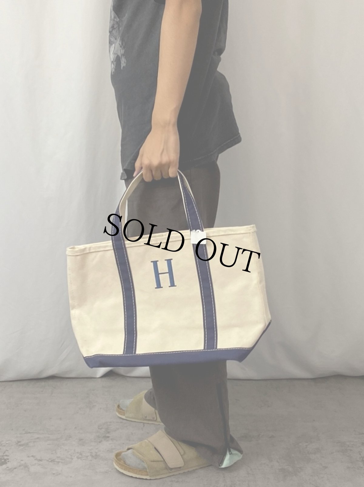 画像2: 90's〜 L.L.Bean USA製 "BOAT AND TOTE" キャンバストートバッグ (2)