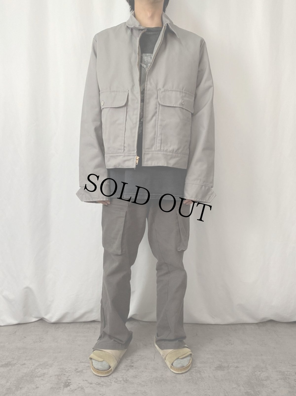 画像2: 90's SPORTSMASTER USA製 ライナー付き コットンジャケット L (2)