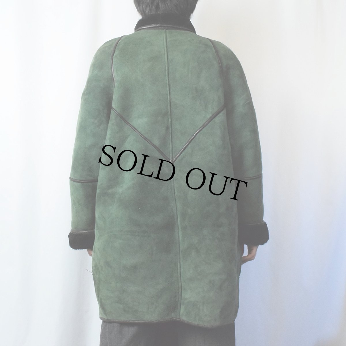 画像3: 70〜80's Francesco デザインムートンコート  (3)