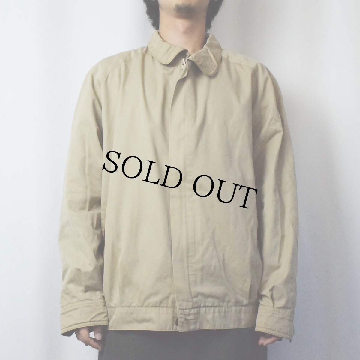 画像2: 80's Burberrys' ENGLAND製 レザー切り替え スイングトップ  (2)