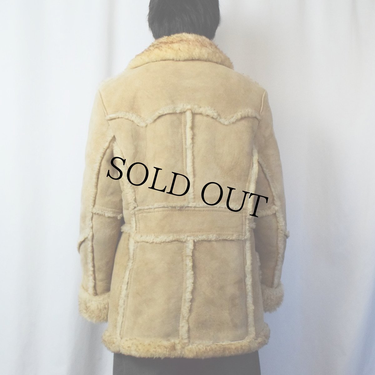 画像3: 70's Berman's ムートンコート SIZE44 (3)