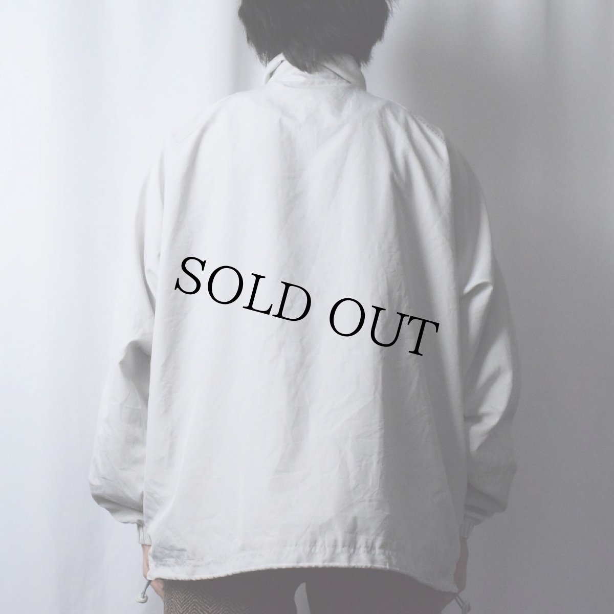 画像3: 90's UMBRO ロゴ刺繍 ポリエステルジップジャケット XL (3)