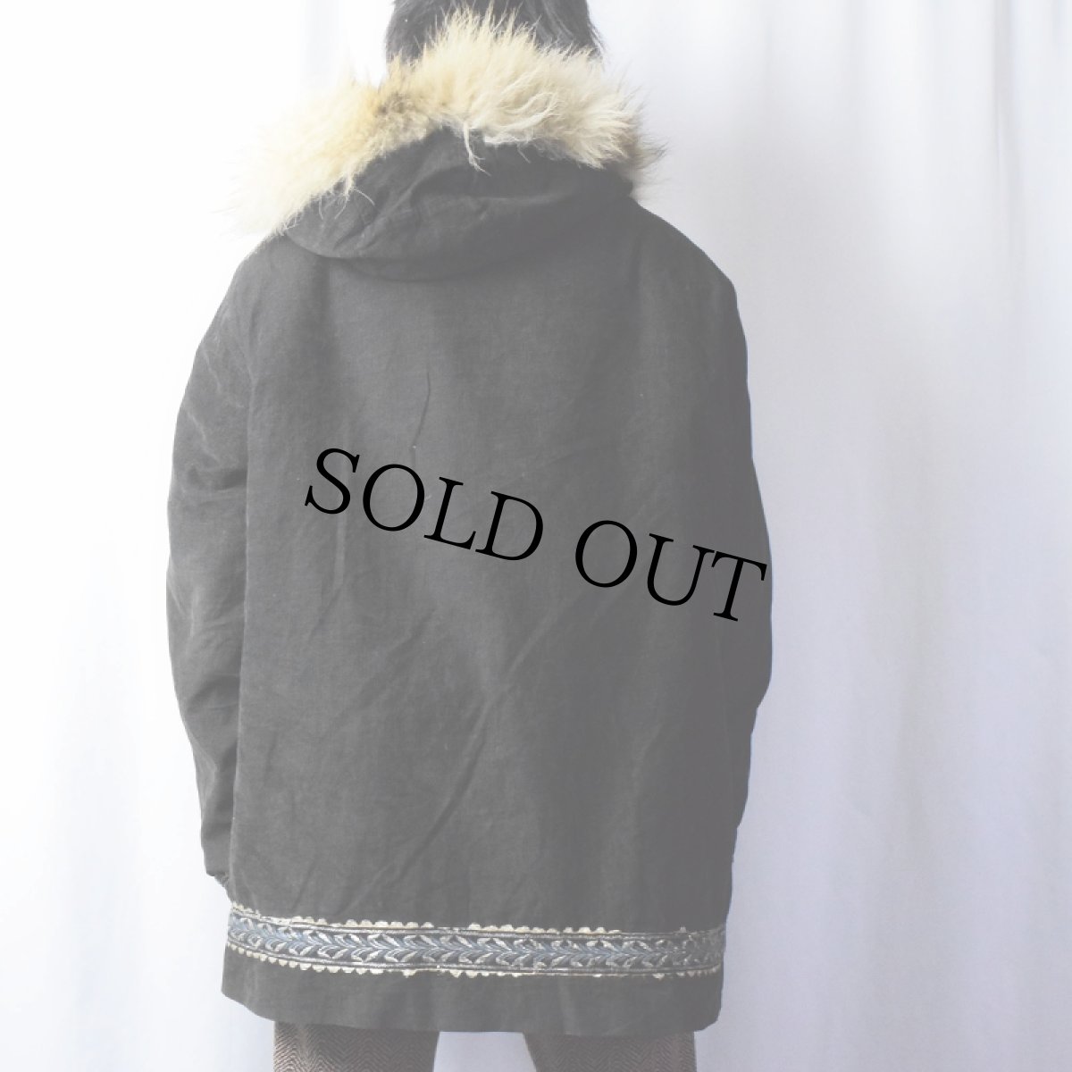 画像3: USAF N-3B リメイク コーデュロイジャケット BLACK MEDIUM (3)