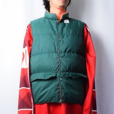 画像3: 70's Woolrich リバーシブルナイロンダウンベスト L (3)