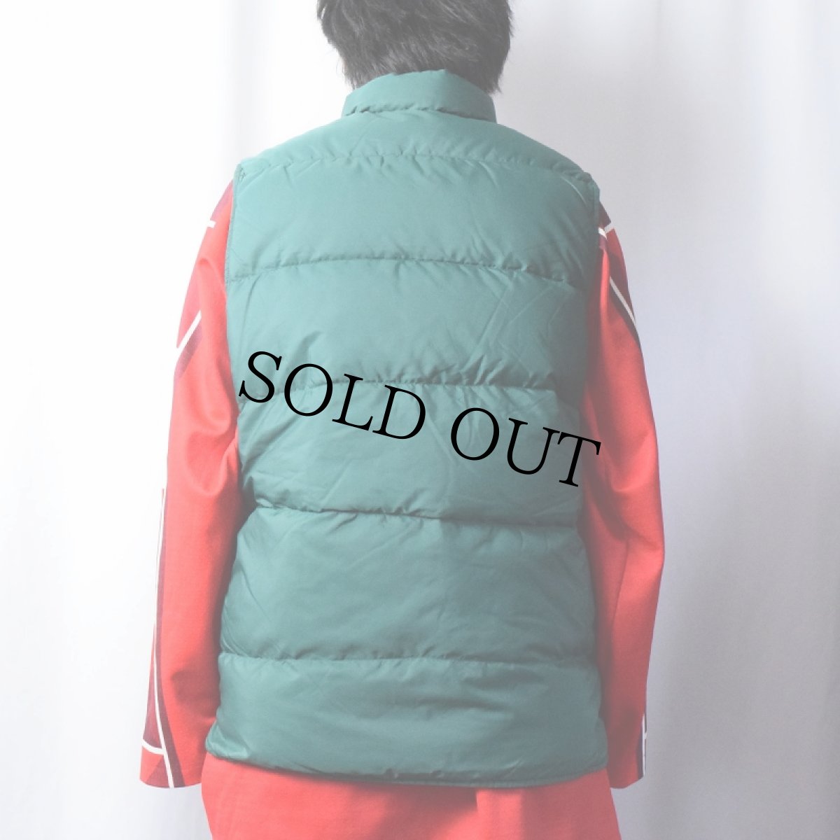 画像4: 70's Woolrich リバーシブルナイロンダウンベスト L (4)