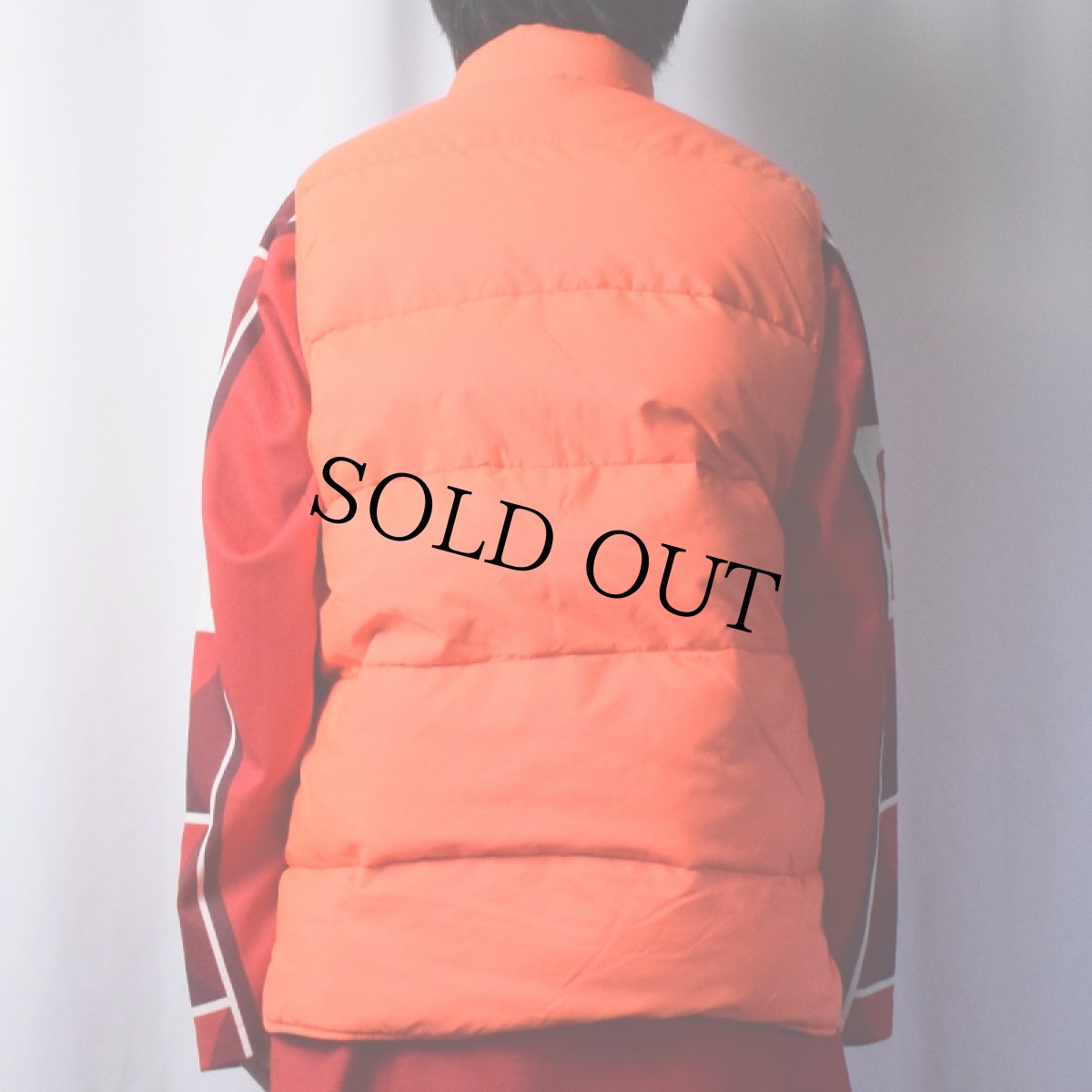 画像6: 70's Woolrich リバーシブルナイロンダウンベスト L (6)