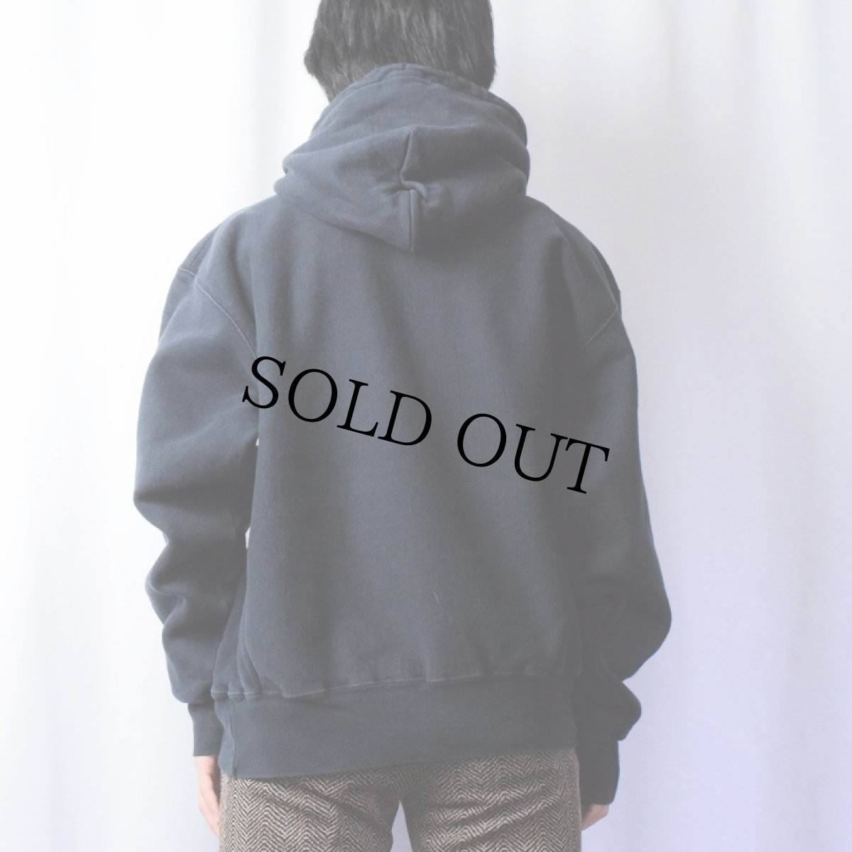 画像4: Champion PREMIUM REVERE WEAVE "HUMMER" 自動車メーカーロゴプリントスウェットフーディー BLACK L (4)