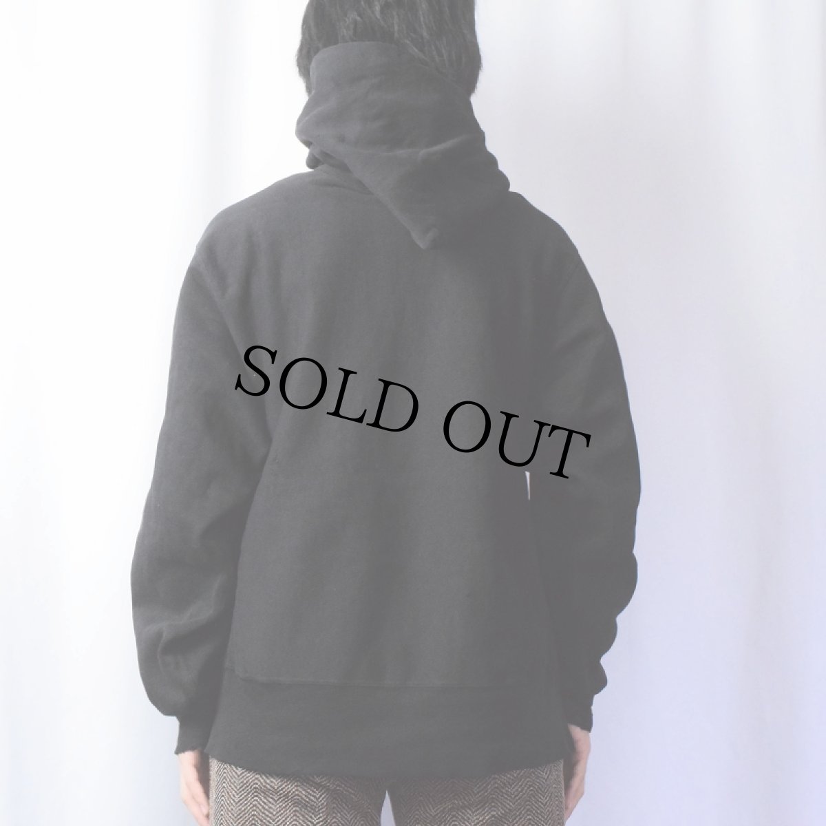 画像4: REVERE WEAVE TYPE "national outdoor leadership school" プリントスウェットフーディー BLACK  (4)