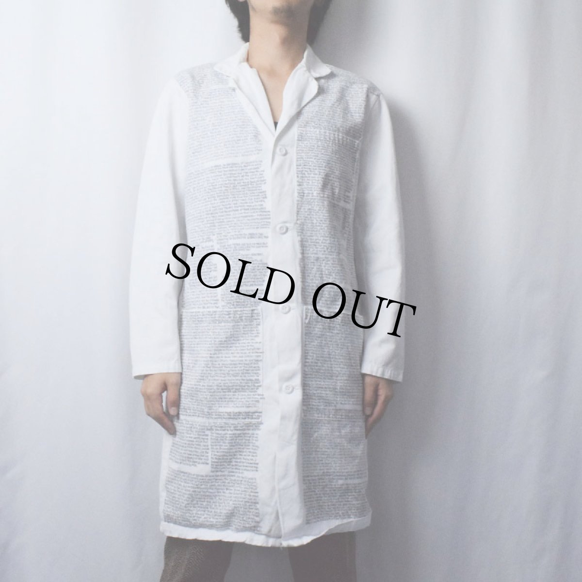 画像2: Fashion Seal Healthcare ハンドペイント メディカルコート S (2)