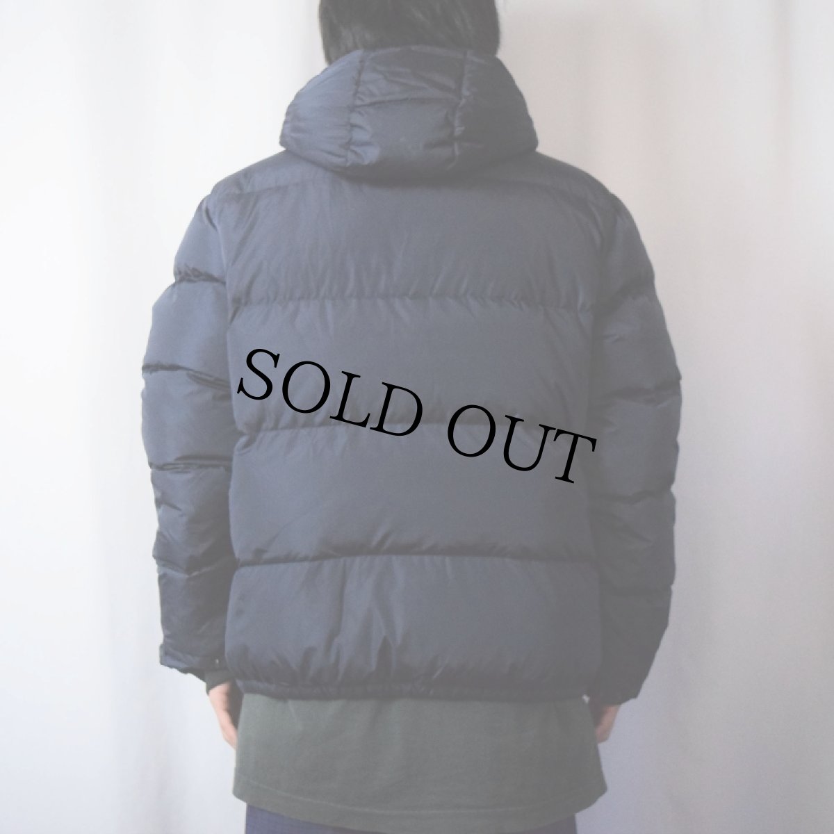 画像3: POLO Ralph Lauren ロゴ刺繍 ナイロンダウンジャケット NAVY L (3)