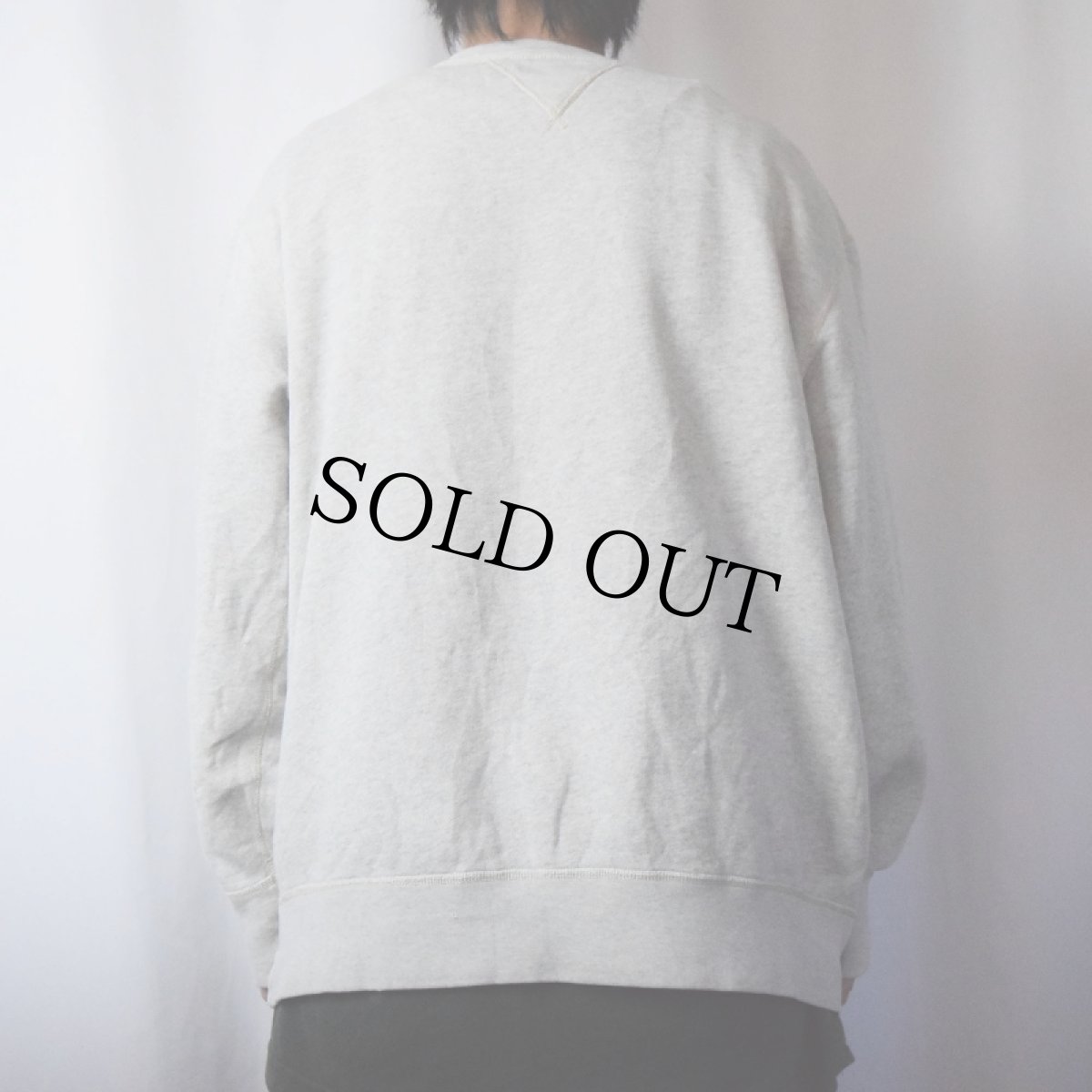 画像3: POLO Ralph Lauren 両V "POLO NY ATHLETIC DEPT" 染み込みプリントスウェット XXL (3)