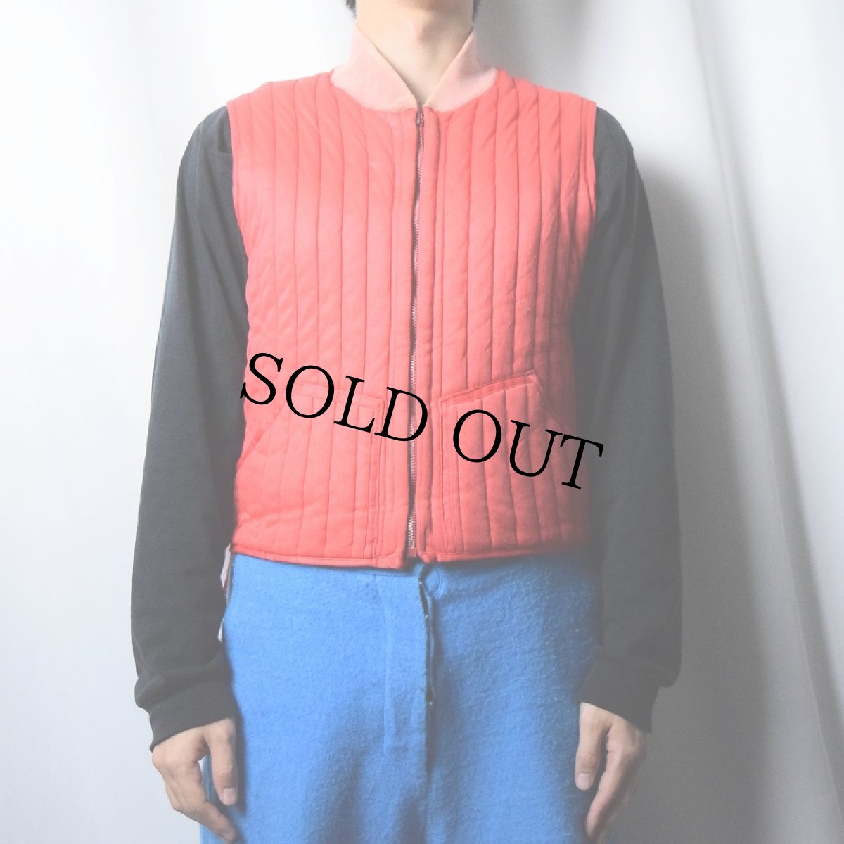 画像2: 60's Deep Freeze by duofold 2PLYキルティングベスト S (2)